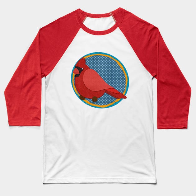 Paper Craft Cardinal Baseball T-Shirt by Black Squirrel CT